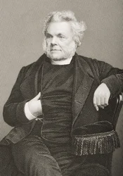 John Angell James (1785-1859), kaiverrus D.J. Pound valokuvasta, Lontoossa 1860 julkaistusta The Drawing-Room of Eminent Personages, Volume 2