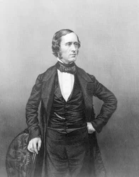 Professori William Sterndale Bennett, D.J Poundin kaivertama The Drawing-Room Portrait Gallery of Eminent Personages, 1861