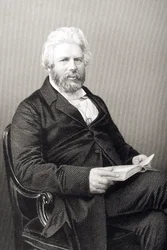 Robert Chambers (1802-71), kaiverrus D.J. Pound valokuvasta, Lontoossa 1860 julkaistusta The Drawing-Room of Eminent Personages, Volume 2
