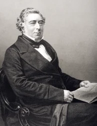 Robert Stephenson (1803-59), kaiverrus D.J. Pound valokuvasta, Lontoossa 1860 julkaistusta The Drawing-Room of Eminent Personages, Volume 2