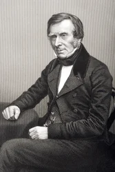 Sir Benjamin Collins Brodie (1783-1862), kaiverrus D.J. Pound valokuvasta, Lontoossa 1860 julkaistusta The Drawing-Room of Eminent Personages, Volume 2
