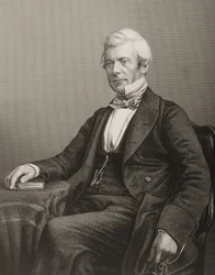 William Chambers (1800-83), kaiverrettu D.J. Pound valokuvasta, Lontoossa 1860 julkaistusta The Drawing-Room of Eminent Personages, Volume 2