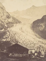 Sveitsin jäätikkö, 1850-luku.