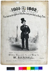 1851 ja 1862 tai Sinulla oli minut oikeassa asemassa 51-vuotiaana, mutta et enää 62-vuotiaana.