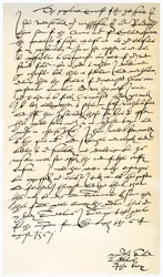 John Knoxin kirje Sir Nicholas Throgmortonille, 6. elokuuta 1561.