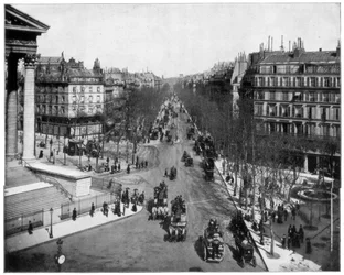 Boulevard de la Madeleine, Pariisi, 1800-luvun loppu