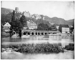 Heidelbergin linna, Saksa, 1800-luvun loppu.