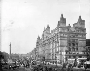 Lime Street, Liverpool, Englanti, 1800-luvun loppu.