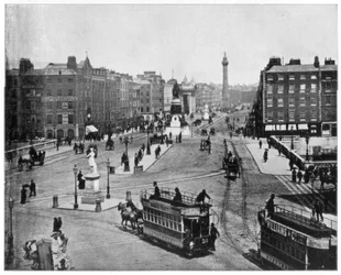 Sackville Street, Dublin, 1800-luvun loppu.