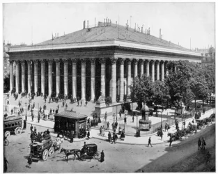 The Bourse, Pariisi, 1800-luvun loppu.
