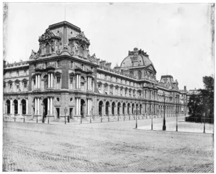 Louvre, Pariisi, 1800-luvun loppu