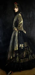 Hazel mustassa ja kullassa, 1916