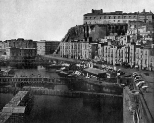 Saint Lucia a Napoli valokuva: John Lawson Stoddard (1850 1931) Traveler and Conferencier Opetusjulkaisu Chicagolle (m/v kuva)