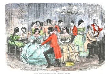 Foxhunters Regaling in the Present Degenerate Days, c1856