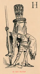 Täyshöyhenissä, c1860, c1860