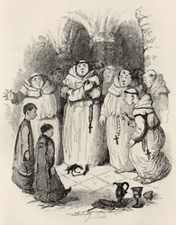 Se on hän - The Jackdaw, Thomas Ingoldsbyn teoksesta "The Ingoldsby Legends", julkaisija Richard Bentley und Son, 1887