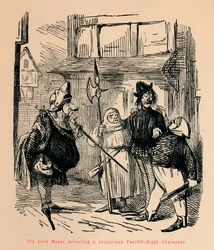 Lordi pormestari pidätti epäilyttävän kahdennentoista yön hahmon, c1860, c1860