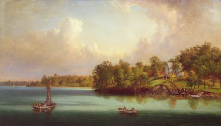 Kesäpäivä järvellä, noin 1880
