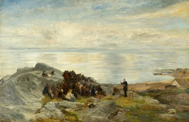 Saarna meren rannalla