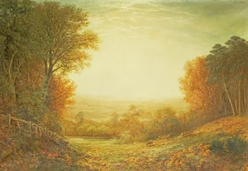 Hampstead Heathissa vuonna 1862 tai Kun aurinko loistossa hämärtyy, 1862