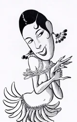 Josephine Baker, karikatyyri