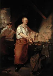 Patrick Lyon Forgessa, n. 1826 (öljy kankaalle)