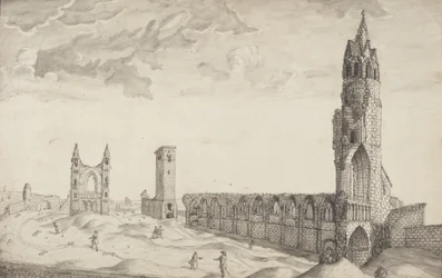 St Andrews Delineated (kynä ja pese paperille)
