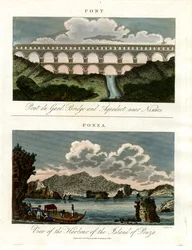 Historialliset sillat - Pont du Gard ja Ponzan satama