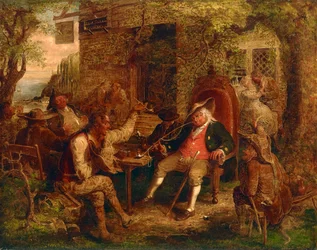 Wolfert Webber majatalossa (Wolfert Webberin kultainen uni) 1857 (Öljy kankaalle)