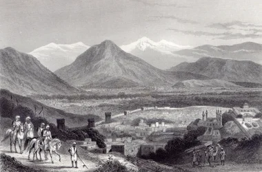 Cabul Bala Hissarista, kaiverrettu J. Stephenson, n. 1870