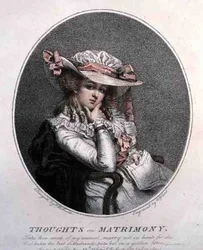 Ajatuksia avioliitosta, kaiverrettu William Wardin (1766-1826) toimesta, taiteilijan kustantama.