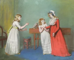 Rouva Henderson, rouva Kendall ja rouva Thompson, Thomas Rowsbyn tyttäret, Crome Hall, Malton, Yorkshire