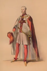 Vieras kuningatar Victorias Bal Costumén asussa 12. toukokuuta 1842 1843.