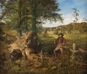Päivä maalla (öljy kankaalle)