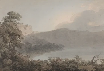 Lago de Vico Entre Roma e Florença Finlandês