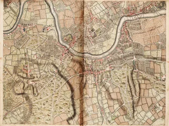 Barnesin, Battersean, Putneyn ja Wandsworthin kartta