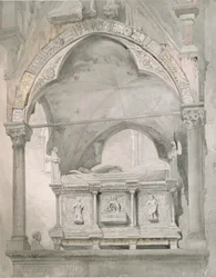 Tutkimus Mastino II della Scalan haudasta Veronassa, 1852