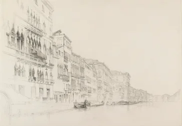 Näkymä Palazzo Bembosta Palazzo Grimanille, Venetsia, touko-kesäkuu 1870