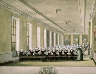 Foundlingin sairaalan tyttöjen ruokasali, 1773