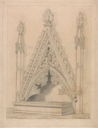 Monumentti Raveninghamin kirkossa, Norfolkissa