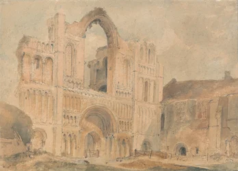 Castle Acre Priory, Norfolk, länsirintama