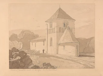 Yainvillen kirkko, lähellä Saint Georges de Boschervilleä, Normandiassa