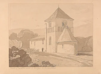 Yainvillen kirkko, lähellä Saint Georges de Bochervillea, Normandia