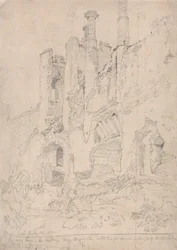 Framlinghamin linna, Suffolk: osa raunioitunutta sisustusta