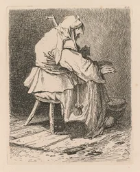 Liber Studiorum: Levy 44, Luonnos Rembrandtin mukaan, 1838.