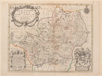 Hertfordshiren kartta