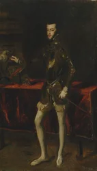 Kopio Titiansin muotokuva Philip II:sta