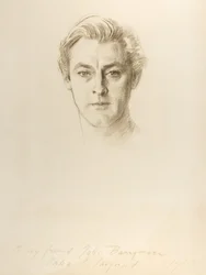 John Barrymore, 1923 (kynä paperille)
