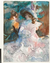 Naisia varjossa: Abriès, 1912