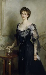 Lady Evelyn Cavendish (öljy kankaalle)